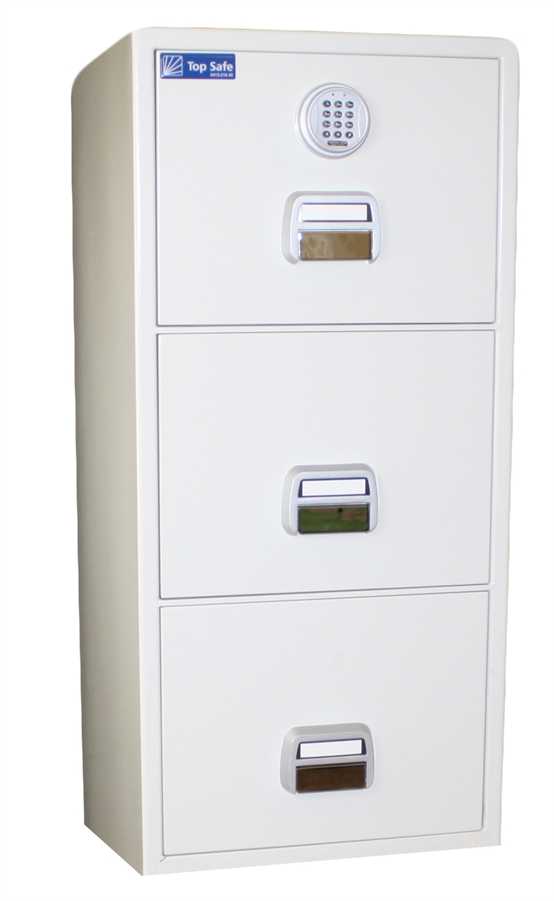 Fireproof filing cabinet for hanging files (3d) 1,5h protection & code