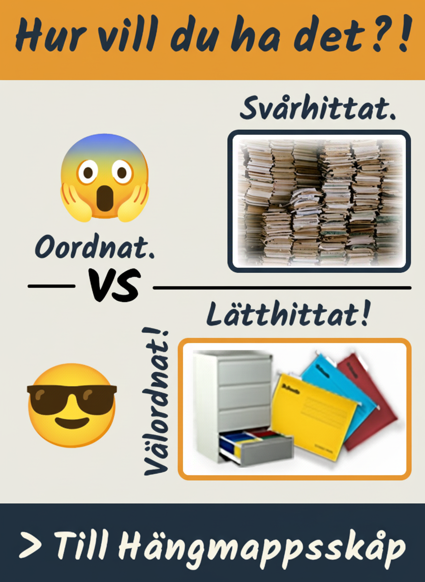 Skapa ordning och effektivitet med Hängmappsskåp.