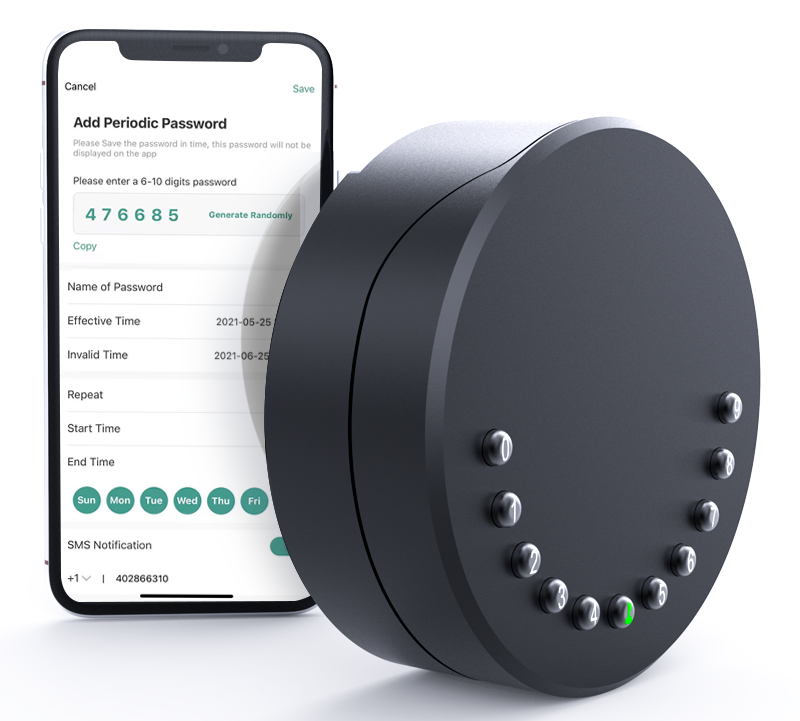 Nyckelg mma med kodl s och bluetooth