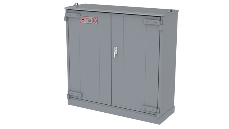 Ei30 Gascontainer för 4st P45-flaskor