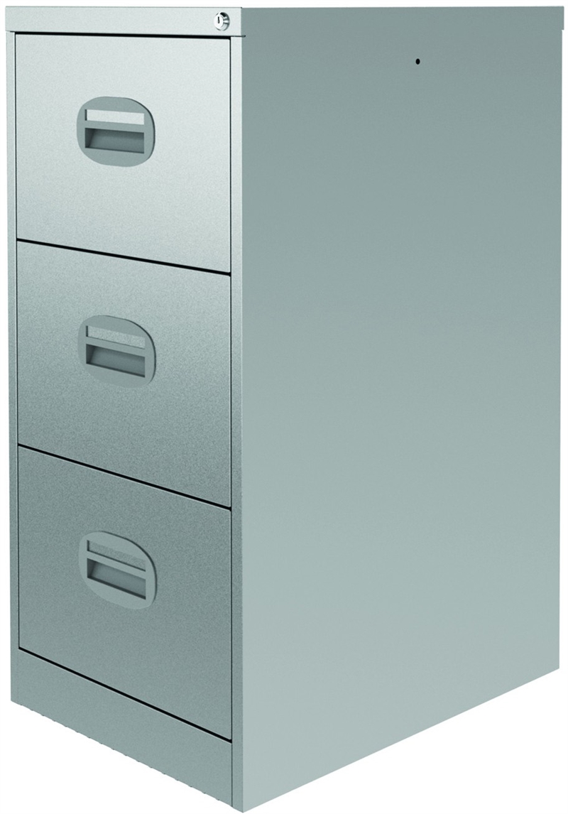 Sheet Metal Filing Cabinet In Grey Environmental Friendly Paint With