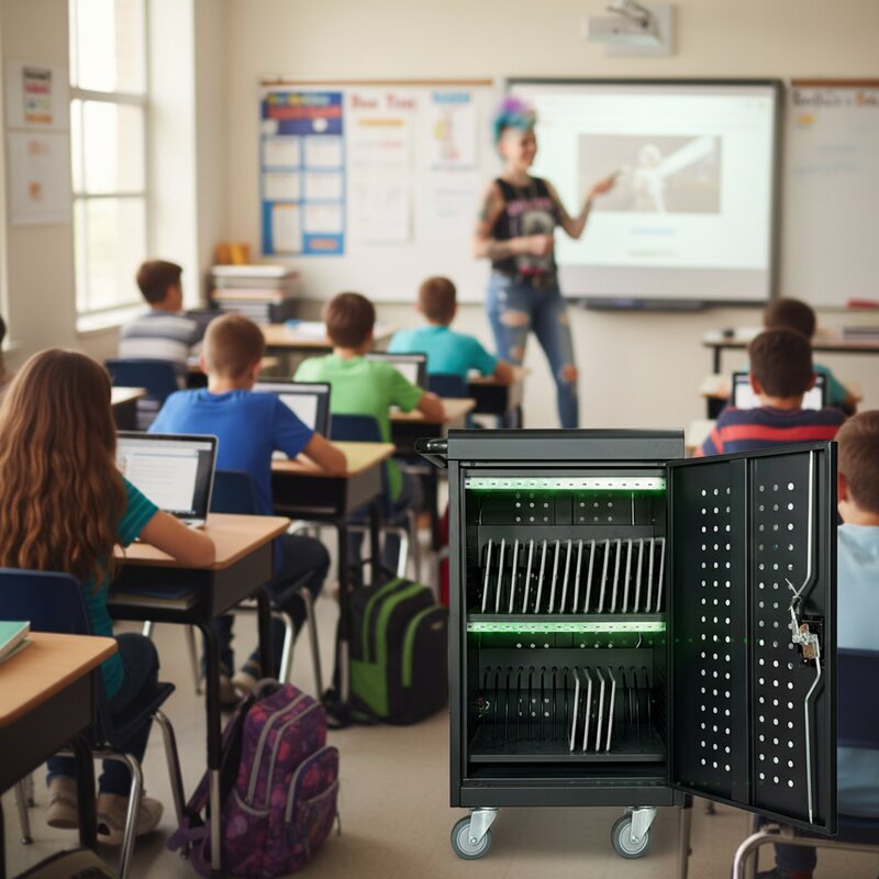 LV2330BN_laddvagn_for_USB_enheter_mellanstadieskola_oppet