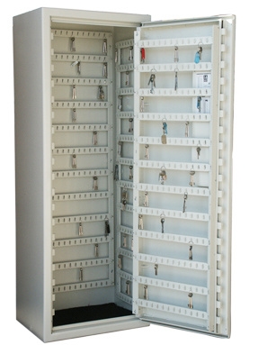 Säkerhetsklassat nyckelskåp med 540 korta nyckelkrokar