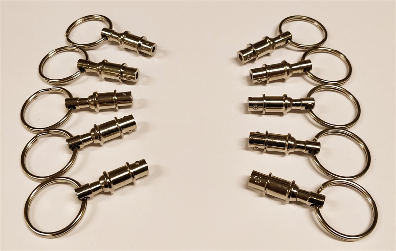 10-pack nyckelhållare till nyckelskåp CK - hane
