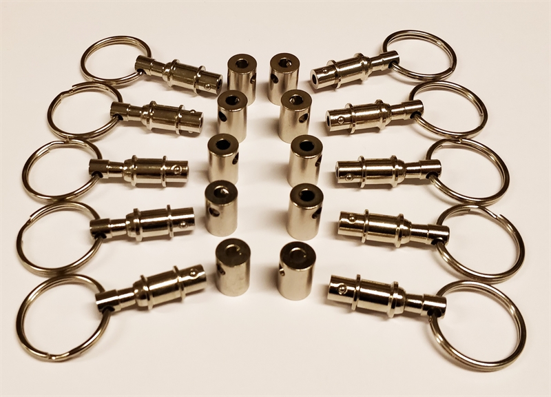10-pack nyckelhållare till nyckelskåp CK - komplett