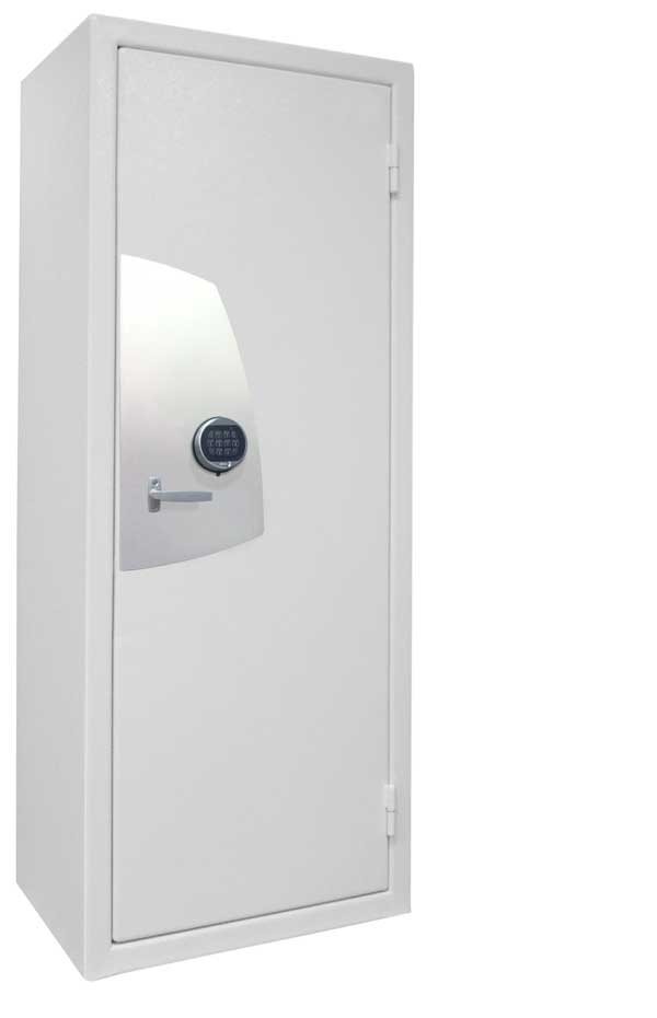 Rymligt Säkerhetsklassat Nyckelskåp enl. SSF3492 med 480 st stora krokar och elkodlås