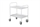 Godsvagn m. sarg, till butik, lager eller annat, kapacitet 150 kg