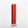 Red elongated stick with a black side and small sliders, seen from a slight top angle.