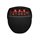 Black digital keypad with numerical buttons 0-9 and red indicator lights.